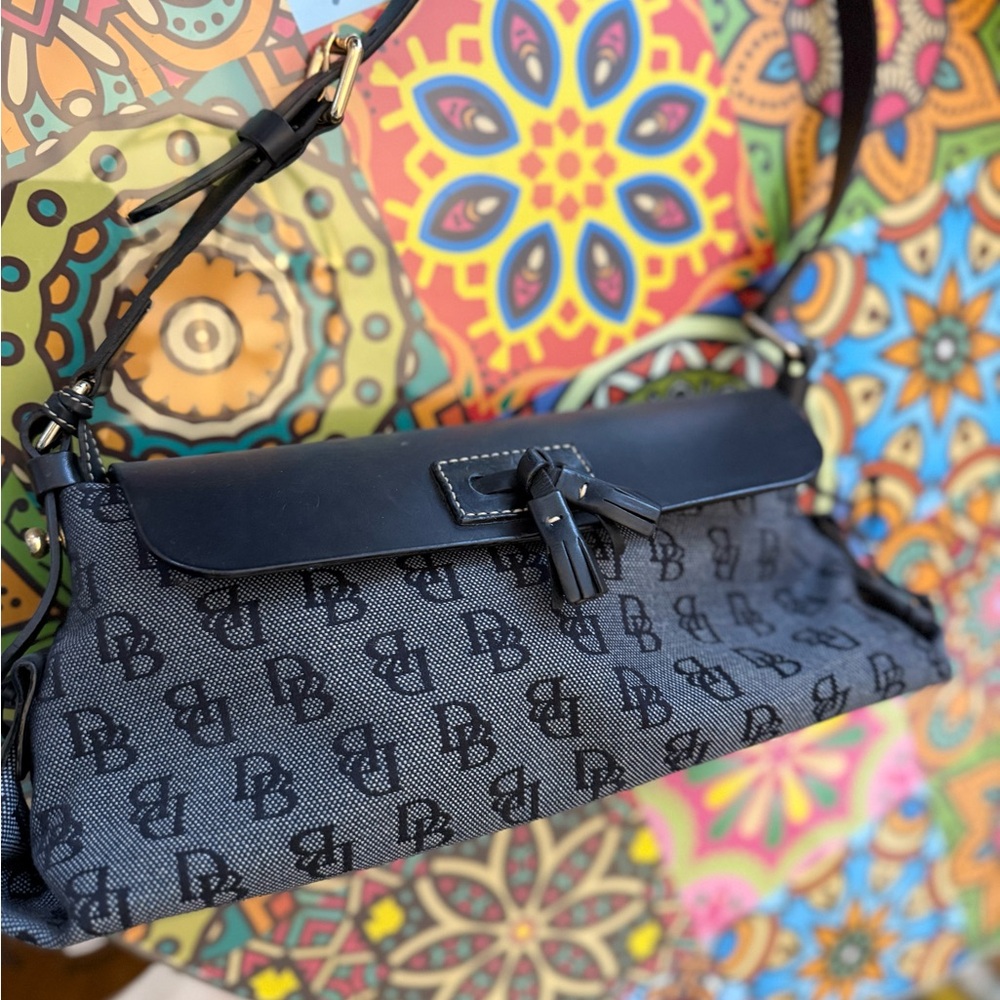 Stylish Black and Gray Designer Shoulder Bag